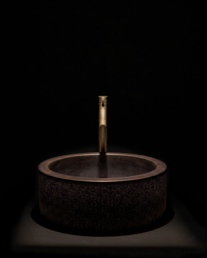 The Bromo | Textured Marble Basin