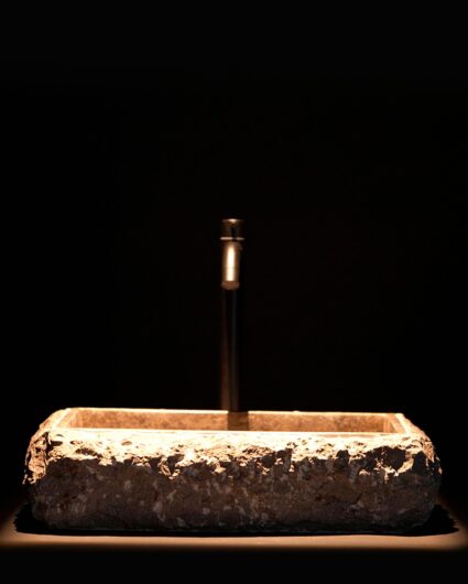 The Prahu | Rough Hewn Marble Basin