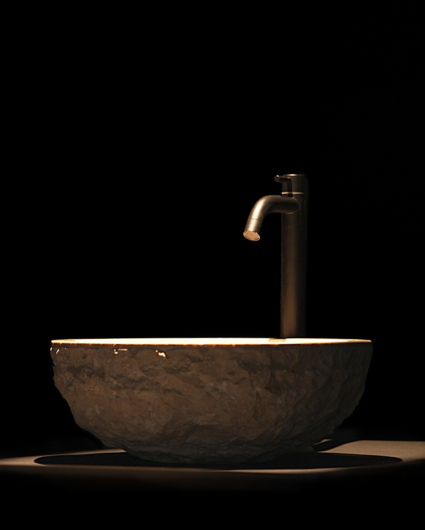The Majapahit | Rough Hewn Marble Basin