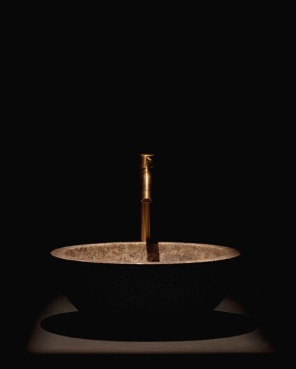 The Merapi | Full Polish Marble Basin — 40cm